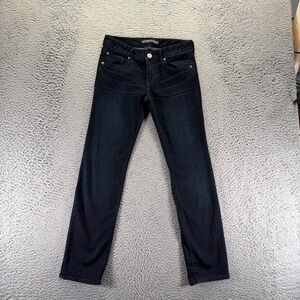 Express Stella Jeans Womens 4 Blue Cotton Denim Skinny Faded Low-Rise Workwear